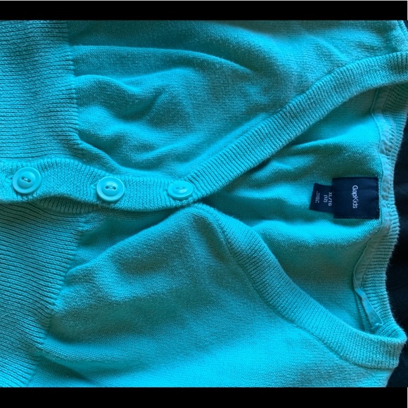 Turquoise Gap Kids Cardigan - Picture 3 of 4